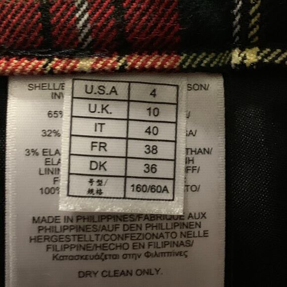 Brooks Brothers  Plaid Tartan Pleated Mini Skirt - Size 4 - Picture 8 of 11